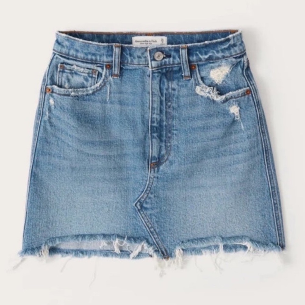 NWT Abercrombie & Fitch Jean Skirt